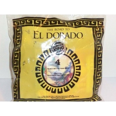 2000 Burger King Kid's Club Toy: The Road to El Dorado- Sabor Rattling Tulio and Headbutting Bull #4