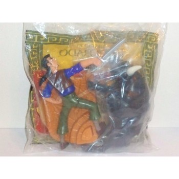 2000 Burger King Kid's Club Toy: The Road to El Dorado- Sabor Rattling Tulio and Headbutting Bull #4
