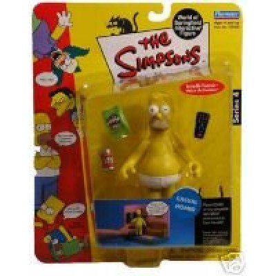 Simpsons Casual Homer Action Figure Playmates Series 4