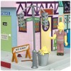 The Simpsons Exclusive Playset Main Street with Crazy Old Man and Squeaky Voiced Teen