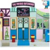 The Simpsons Exclusive Playset Main Street with Crazy Old Man and Squeaky Voiced Teen
