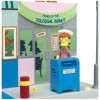 The Simpsons Exclusive Playset Main Street with Crazy Old Man and Squeaky Voiced Teen