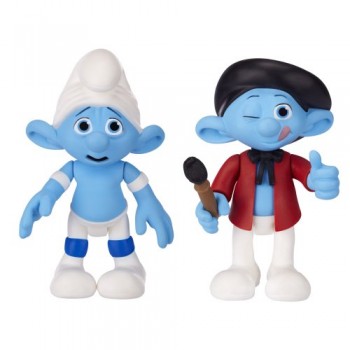 Smurfs Movie Basic Figure Pack Wave #2 Panicky Smurf And Painter Smurf