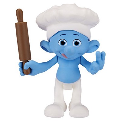 Smurfs Movie Clumsy, Baker, Smurfette & Brainy Collectibles Figure (4 Pack)