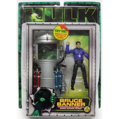 Hulk, Bruce Banner, Transforming Chamber with Gamma Glowing Action