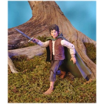 Lord of the Rings Two Towers Action Figure Frodo with LightUp Sting Sword