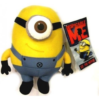 Despicable Me Deluxe 8-Inch Plush Figure Minion Stewart
