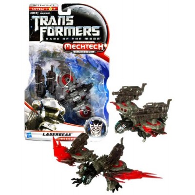Hasbro Year 2010 Transformers Movie Series 3 "Dark of the Moon" Deluxe Class 6 Inch Long Robot Action Figure with MechTech Weapon System - Deceptic...