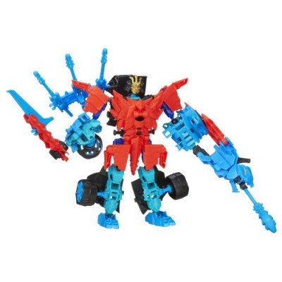 Transformers Age of Extinction Construct-Bots Dinobot Warriors Autobot Drift and Roughneck Dino Buildable Action Figures