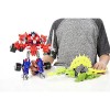 Transformers Age of Extinction Construct-Bots Dinobot Warriors Optimus Prime and Gnaw
