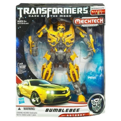 Transformers, Dark of the Moon Movie Leader Class Action Figure, Bumblebee, 10 Inches