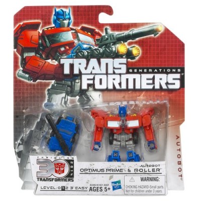 Transformers Generations Legends Class Optimus Prime and Autobot Roller Figures