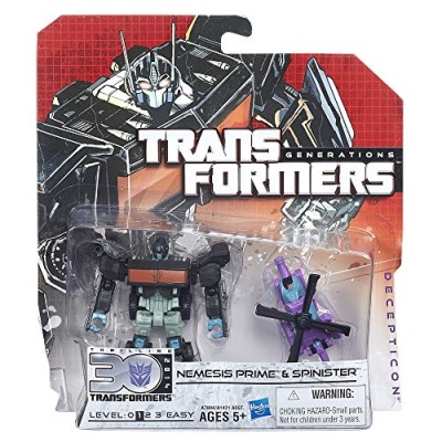 Transformers Generations Legends Nemesis Prime and Spinister