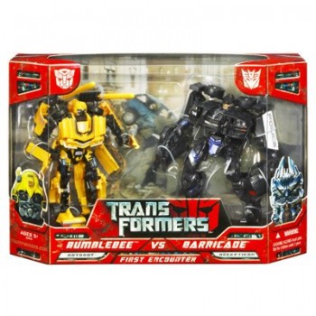 Transformers Movie Deluxe Bumblebee Vs Barricade Combo Set