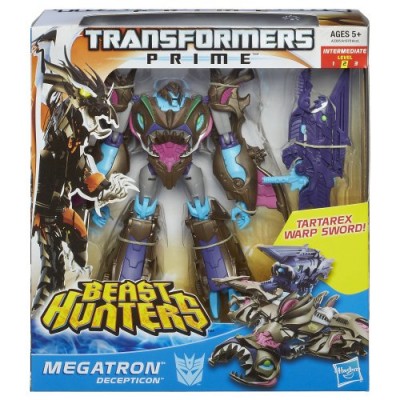 Transformers Prime Beast Hunters Voyager Class Sharkticon Megatron Figure