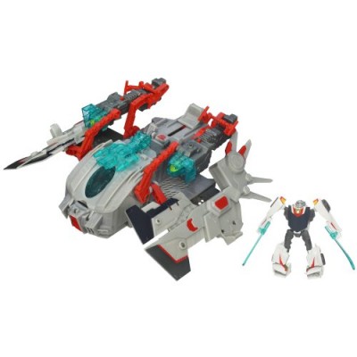 Transformers Prime Cyberverse Command Your World Star Hammer Vehicle with Wheeljack Figure 3 Inches