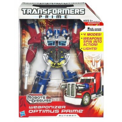 Transformers Prime Weaponizer Optimus Prime Figure 8.5 Inches
