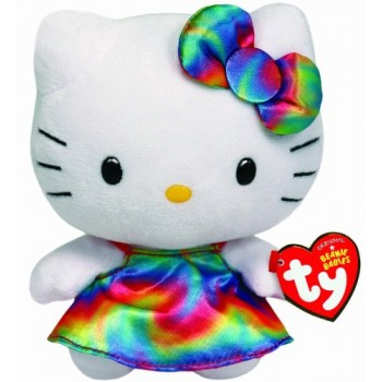 Ty Beanie Babies Hello Kitty Plush, Rainbow