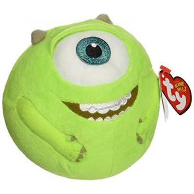 Ty Beanie Ballz Mike Green Eyeball Plush