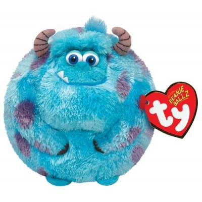 Ty Beanie Ballz Sulley Blue Monster Plush