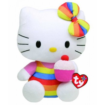 Ty Beanie Buddy HELLO KITTY - Cupcake (Medium)