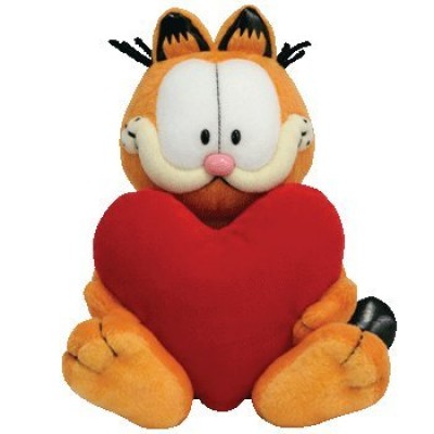 Garfield Garfield holding heart