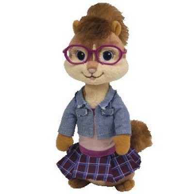 Ty Alvin And The Chipmunks 8" Jeanette Plush Doll Toy