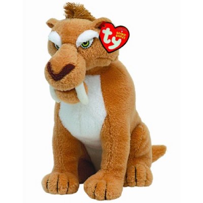 Ty Ice Age Beanie Babies Diego the Smilodon