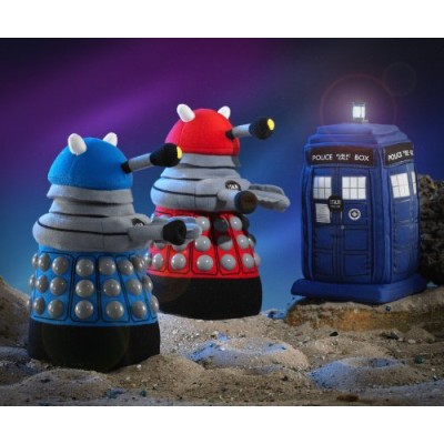 Doctor Who Blue Dalek Talking Plush