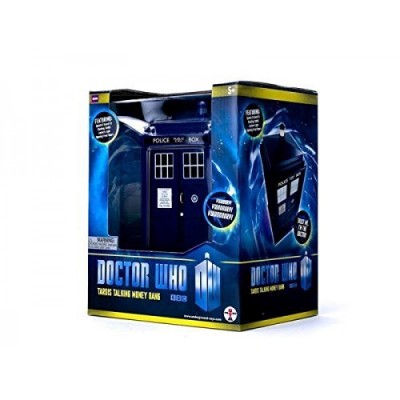 Doctor Who TARDIS Money Bank - Doors Open and Close - Lights and Sounds, Bigger on the Inside