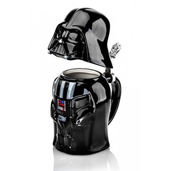 Star Wars Darth Vader Stein - Collectible 22oz Ceramic Mug with Metal Hinge
