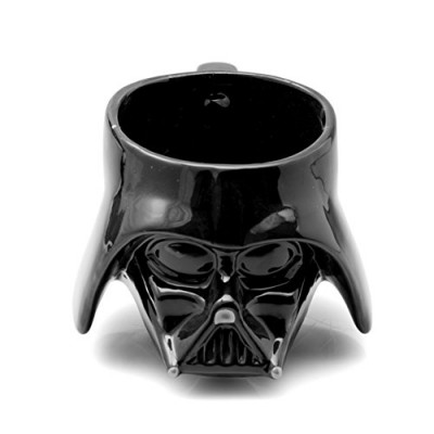 Star Wars Mug - Darth Vader Helmet 3D Ceramic Coffee and Drink Mug with Removable Lid - 20 oz