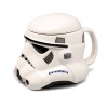 Star Wars Mug - Stormtrooper Helmet 3D Ceramic Coffee and Drink Mug with Removable Lid - 20-oz