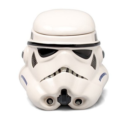 Star Wars Mug - Stormtrooper Helmet 3D Ceramic Coffee and Drink Mug with Removable Lid - 20-oz