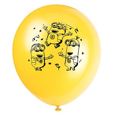 12" Latex Despicable Me Balloons, 8ct