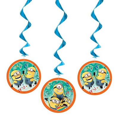 26" Hanging Despicable Me Decorations, 3ct