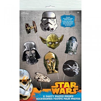 Classic Star Wars Photo Booth Props, 8pc
