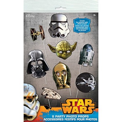 Classic Star Wars Photo Booth Props, 8pc