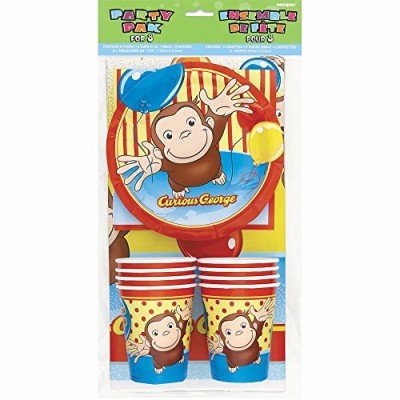 Curious George Party Pack for 8