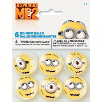 Despicable Me Bouncy Balls, 6ct