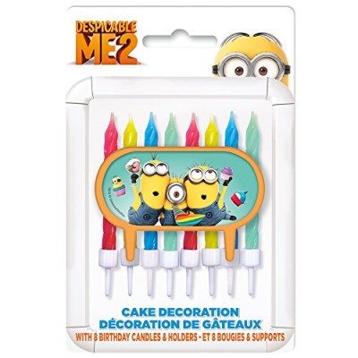 Despicable Me Cake Topper & Birthday Candle Set
