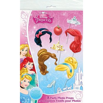 Disney Princess Photo Booth Props, 8pc