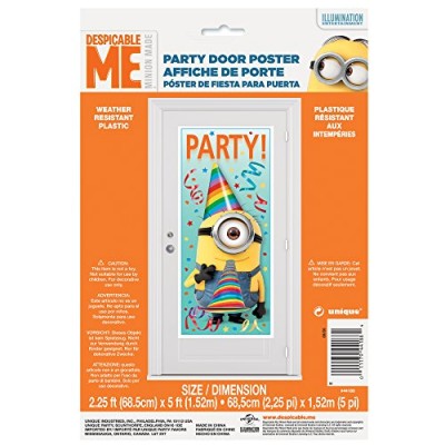Plastic Despicable Me Door Poster, 60" x 27"
