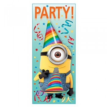 Plastic Despicable Me Door Poster, 60" x 27"