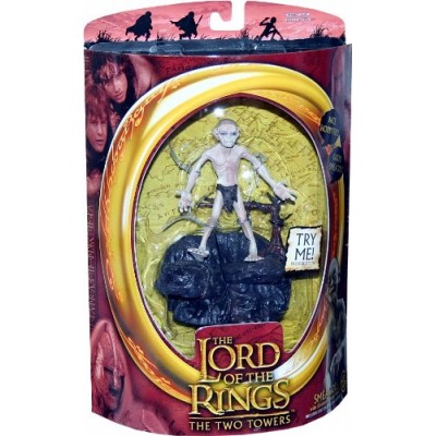 SMEAGOL with Electronic Sound Base from THE LORD OF THE RINGS: THE TWO TOWERS Action Figure