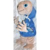 Et Extra-terrestrial 15" Plush Doll Toy in Blue Hooded Jacket