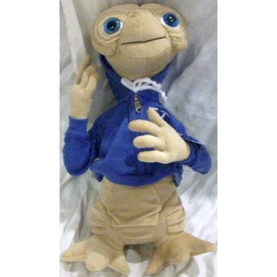 Et Extra-terrestrial 15" Plush Doll Toy in Blue Hooded Jacket