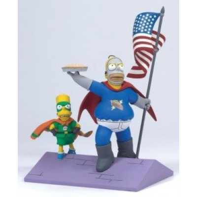 Homer & Bart "Simple Simpson" McFarlane The Simpsons Series 1 Action Figure