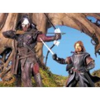 LORD OF THE RINGS- THE FELLOWSHIP OF THE RING BOROMIR AND LURTZ