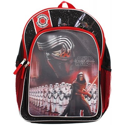 Star Wars Episode 7 The Force Awakens Backpack - Features Kylo Ren and Stormtroopers